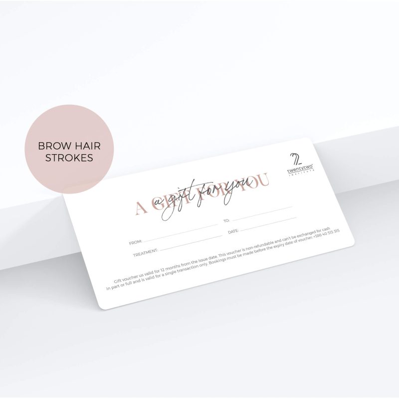 Brow hair strokes Gift Voucher